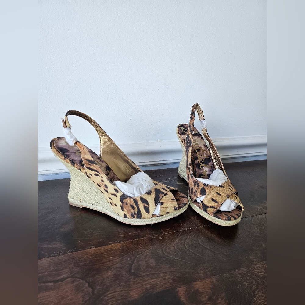Sam Edelman Leopard Print Espadrilles